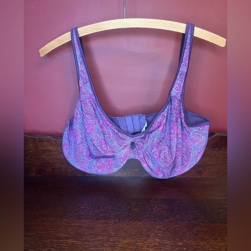 Lilyette Paisley Purple Bra